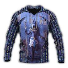PLstar Cosmos Mysterious retro ancient egypt Pharaoh totem 3d hoodies/Sweatshirt Winter autumn funny long selvee streetwear-11 2024 - buy cheap