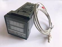 Módulo de controle de temperatura digital backlight * saída de relé/design * saída ssr com 1m termopar k 2024 - compre barato