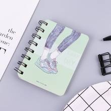 2021 novo sapato mini diário material de escritório planejador espiral caderno diário bloco de notas 2024 - compre barato