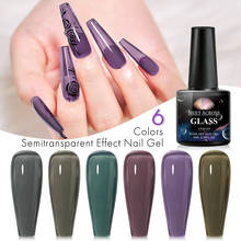 MEET ACROSS-esmalte de uñas en Gel semitransparente, Gel UV semitransparente para manicura, diseño de esmalte de uñas 2024 - compra barato