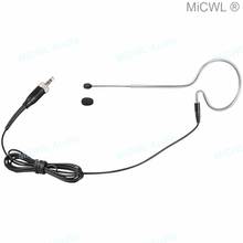 Micwl fone de ouvido único de alta qualidade, para sennheiser ew100 ew300 ew500 sk100 g2 g3 g4, sem fio, microfone se02 2024 - compre barato