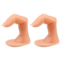 2 peças-decoração para unhas de plástico, modelo com unhas falsas, para treino, prática de treino, uso em salão de casa 2024 - compre barato