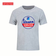 Camiseta vespa unissex de manga curta, camiseta para homens e mulheres, serviço vespa para adultos, 2020 2024 - compre barato