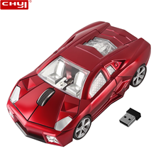 Mini ratón USB para juegos de ordenador, Mouse inalámbrico con forma de coche deportivo, 3D, 1600DPI, óptico, ergonómico, para oficina, PC, regalo para niños 2024 - compra barato