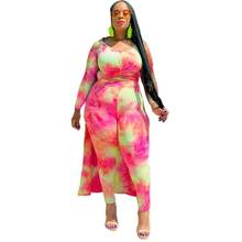 Conjuntos africanos de 2 peças para mulheres, novo vestido africano elástico bazin baggy estilo rock roupa feminina casaco e leggings 2020 2024 - compre barato