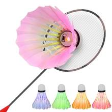 3Pcs Glow Badminton Creative Colorful LED Light Shuttlecocks Outdoor Sports Duck Feather Badminton Balls 2024 - buy cheap
