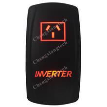 Interruptor basculante para coche, inversor de barco y barco, lámpara Led naranja de 5 pines, encendido/apagado SPST, grado marino, impermeable IP68, DC12V 24V 2024 - compra barato