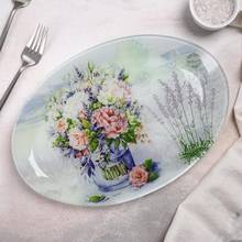 Plato de primavera Romance, 29,5x20,3, 2,1 cm, suministros de cocina, platos de cena, vajilla de comedor, Bar, hogar y jardín 2024 - compra barato