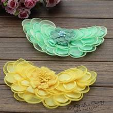 Free shipping (2pieces/lot) 3D Sewing Floral Flower Motif Lace Applique ,Wedding Bridal Embroidery 2024 - buy cheap