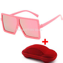 2020 nuevas gafas De Sol para niños cuadradas UV400 gafas De Sol para niños gafas De Sol frescas para niñas niños Oculos De Sol con caja 2024 - compra barato
