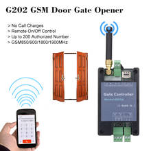 G202 GSM Door Gate Opener Remote On/Off Relay Switch Remote Control Door Access Wireless Door Opener By Free Call SMS 2024 - buy cheap