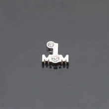 Mom charms with rhinestones, Floating charms,Fit floating charm lockets, FC0050 2024 - buy cheap