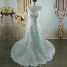 ZJ9137 2020 2021 White Ivory Dress Mermaid Backless vestidos de noiva for Women Sweetheart White Lace Bridel Dresses 2024 - buy cheap