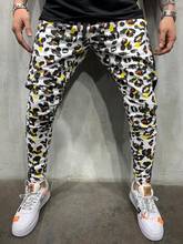 2019 nuevos pantalones de Jogger de moda de sarga para hombre nueva raya urbana recta Casual Pantalones Slim Fitness pantalones largos M-3XL 2024 - compra barato