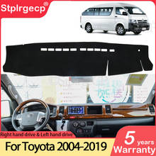 Para toyota hiace commuter regiusace mazda bongo 2004 2019 anti-deslizamento esteira do painel capa almofada pára-sol dashmat acessórios do carro tapete 2024 - compre barato