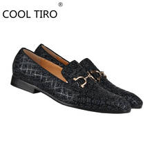 Cool Tiro Crocodile pattern Mens loafers shoes Metal buckle luxury Wedding Dress Slip on Casual Prom Party slippers New designer 2024 - buy cheap