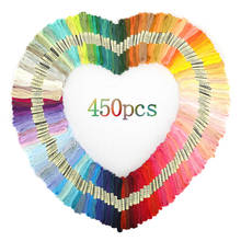 Multicolor Embroidery Thread Cross Stitch Floss Threads Cotton Sewing Skeins Skein Kit DIY Sewing Tool 50/100/150/200/250/450pcs 2024 - купить недорого