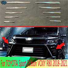 For TOYOTA Sport Edition VOXY R80 2018 2019 ABS Chrome Front Fog Light Lamp Cover Trim Molding Bezel Garnish Sticker 2024 - buy cheap