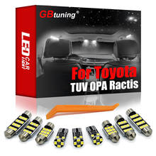 GBtuning No Error LED For Toyota TUV OPA Ractis (1997-2020) Vehicle Interior Dome Map Indoor Trunk Lamp Accessories Light Kit 2024 - buy cheap