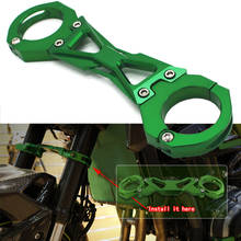 Abrazadera de horquilla delantera para motocicleta Kawasaki Z900, accesorio a prueba de golpes, CNC, aleación de aluminio, color verde 2024 - compra barato