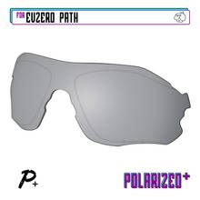 EZReplace Polarized Replacement Lenses for - Oakley EVZero Path Sunglasses - Silver P Plus 2024 - buy cheap