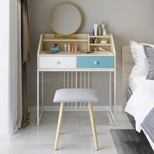 Nordic dressing table simple small apartment girls bedroom dressing table dormitory multi-function table 2024 - buy cheap