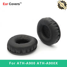 Almohadillas de espuma de esponja para auriculares, almohadillas de repuesto para ATH-A900, Audio, ATH-A900X, cuero PU 2024 - compra barato