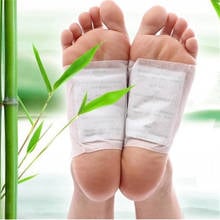 20pcs=(10pcs Patches+10pcs Adhesives) Foot Detox Medical Foot Patches Herbal plasters weight lose Feet Slimming Cleansing 2024 - buy cheap