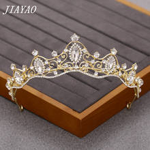 Cristal strass coroa tiara nupcial princesa menina aniversário coroa cabeça acessórios luz ouro princesa tiaras de cristal coroas 2024 - compre barato
