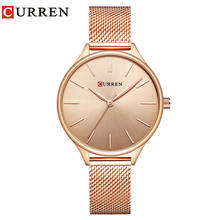 Relojes CURREN a la moda novedosa, estilo sencillo, nuevos relojes de pulsera para mujer, relojes de pulsera para mujer, relojes de cuarzo para mujer, regalos, relojes femeninos 2024 - compra barato