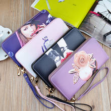 Fashion Long women Wallet PU Leather Credit Holder Ladies Wallets Casual Zipper female Wallet Bag 2024 - buy cheap