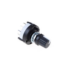 Single Deck Rotary Switch 17g 4P3T Band Selector 4 Pole 3 Position with Knob Black 2024 - buy cheap