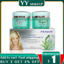 New FEIQUE SEAWEED remove wrinkle cream anti freckle cream 20g+20g facial cream 4sets/lot face care 2024 - buy cheap