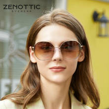 ZENOTTIC Alloy Polarized Sunglasses Women Oversized Butterfly Gradient Lens Sun Glasses Female UV400 Protection Driving Eyewear 2024 - buy cheap
