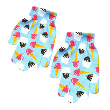 Зимние перчатки для детей; зимние теплые вязаные перчатки с 3D-принтом животных; милые модные спортивные перчатки для велоспорта; Hiver Femme 2024 - купить недорого