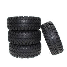 4PCS 1.9" Terrain Rubber Wheel Tires 114mm for 1:10 Scale RC Crawler Axial SCX10 90046 Tamiya CC01 D90 2024 - buy cheap