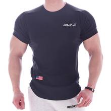 Running Shirt Men Gym Short Sleeve T Shirt Fitness Training Workout Sport Clothing Bodybuilding Dry Fit Tops Tees Sportwear 2024 - buy cheap