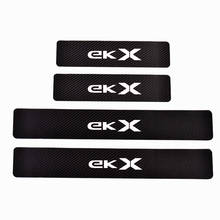 For Mitsubishi Ek x Door Threshold Plate Car Door Sill Step Plate Carbon Fiber Pu leather Car-Styling 2024 - buy cheap