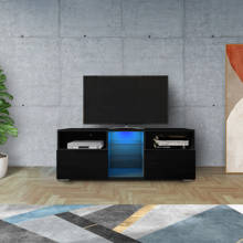 Armario de TV minimalista moderno, mueble creativo con luces LED de 20 colores, soporte de TV, centro de entretenimiento, simple 2024 - compra barato