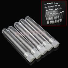 20 PCS Plastic Test Tube With Plug Clear Like Glass Wedding Favor Tubes Party Favour Chemistry Laboratory Supplies 12x75mm 2024 - buy cheap