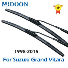 MIDOON Hybrid Wiper Blades for Suzuki Grand Vitara Fit Hook Arms Model Year From 1998 to 2015 2024 - buy cheap
