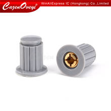 5pcs/lot Grey knob button cap is suitable for high quality WXD3-13-2W - turn around special potentiometer knob KYP16-16-4 2024 - buy cheap