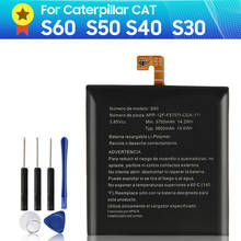 100% Original Battery for Caterpillar Cat S60 S50 S41 S40 S30 APP-12F-F57571-CGX-111 Replacement Battery +tools 3800mAh 2024 - buy cheap