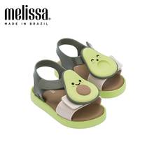 2021 New Mini Melissa Strawberry Children Shoes Fruit Cartoon Jelly Sandals Watermelon Girls Sandals Melissa Beach Shoes 2024 - buy cheap