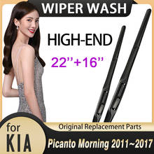 Car Wiper Blades for KIA Picanto Morning 2011~2017 Car Accessories Front Windscreen Windshield Wipers Blades 2012 2013 2014 2015 2024 - buy cheap