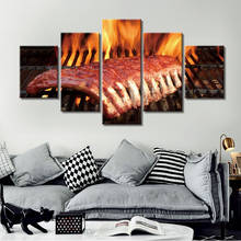 Canvas Painting Wall Art Poster Home Decoration Posters And Prints Steak Food Pictures Kitchen Decor 2024 - buy cheap