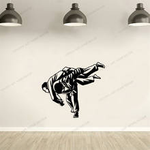 Sports Against Martial Arts Vinyl Wall Stickers Udo Wrestling Youth Dormitory Bedroom Decoration Wallpaper Mural CX830 2024 - buy cheap