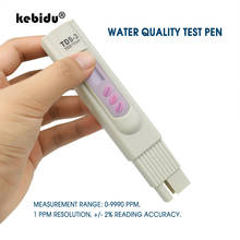 Тестер kebidu TDS портативный, цифровой измеритель воды, ЖК-дисплей, для измерения качества воды, измеритель чистоты TDS 2024 - купить недорого