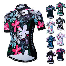 Weimostar-Camiseta de Ciclismo para mujer, Camiseta deportiva para equipo de bicicleta de montaña, ropa de Ciclismo de carreras, verano 2021 2024 - compra barato
