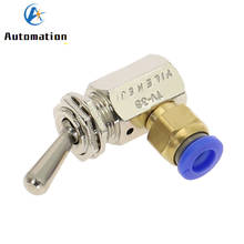 TV-3S Metal Toggles  Switch 5mm Thread 2 Position 3 Way Mechanical Air Pneumatic Valve 2024 - buy cheap